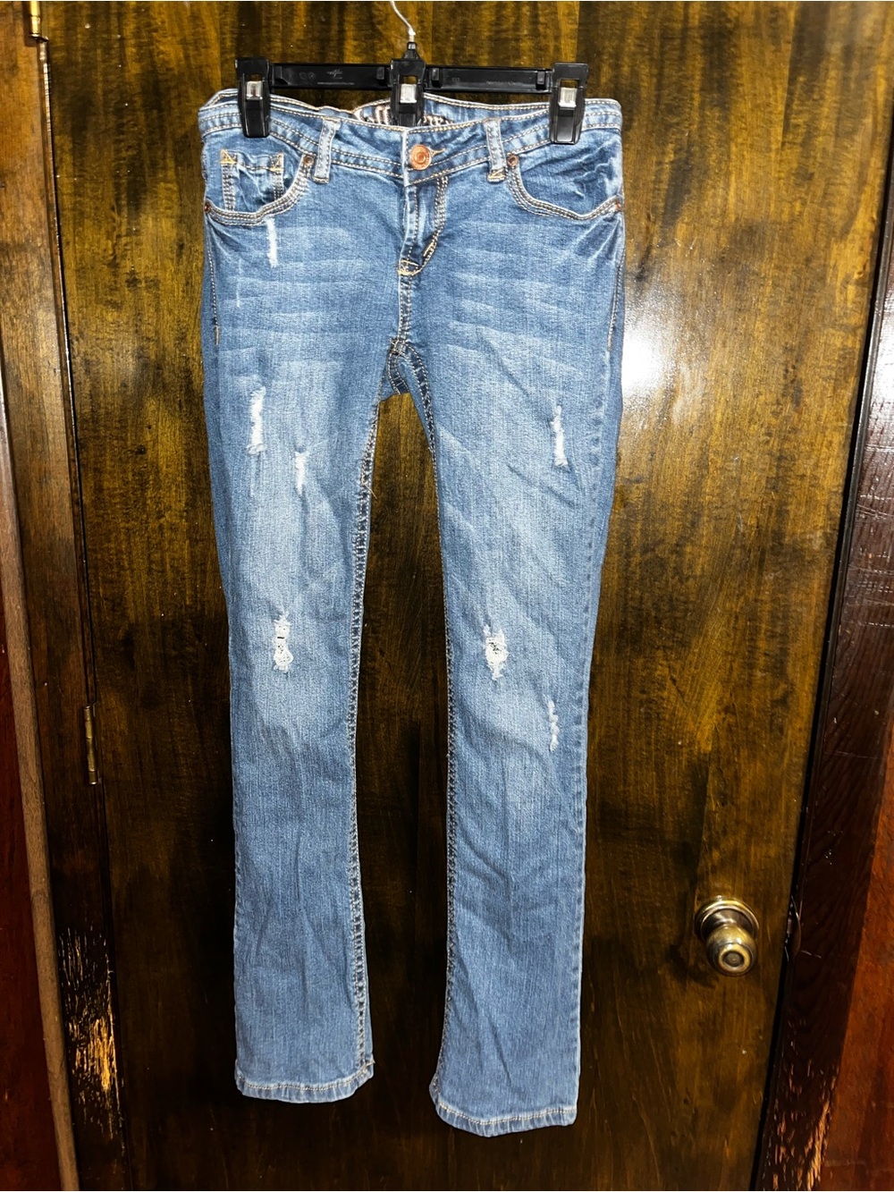 Vintage Wallflower Early 2000s Distressed Light Blue Jeans